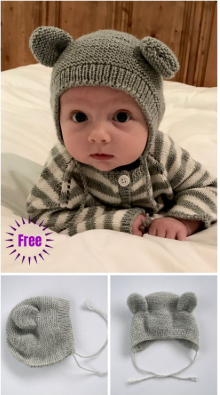 Knit Bear Beanie